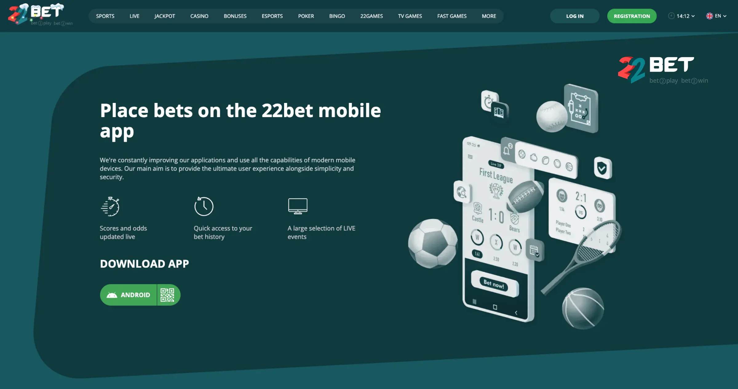 22Bet APK